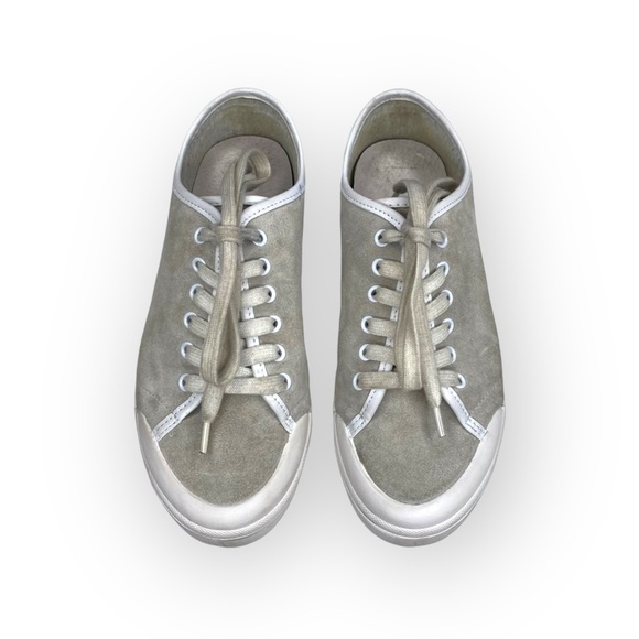 Rag & Bone 𖦹 Standard Issue Suede Sneaker 𖦹 Off White [Grey] 𖦹 Size 36 6M 𖦹 - Picture 8 of 16